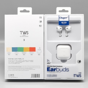 Mini auriculares binaurales inalámbricos de alta calidad Bluetooth in-ear para Android Apple